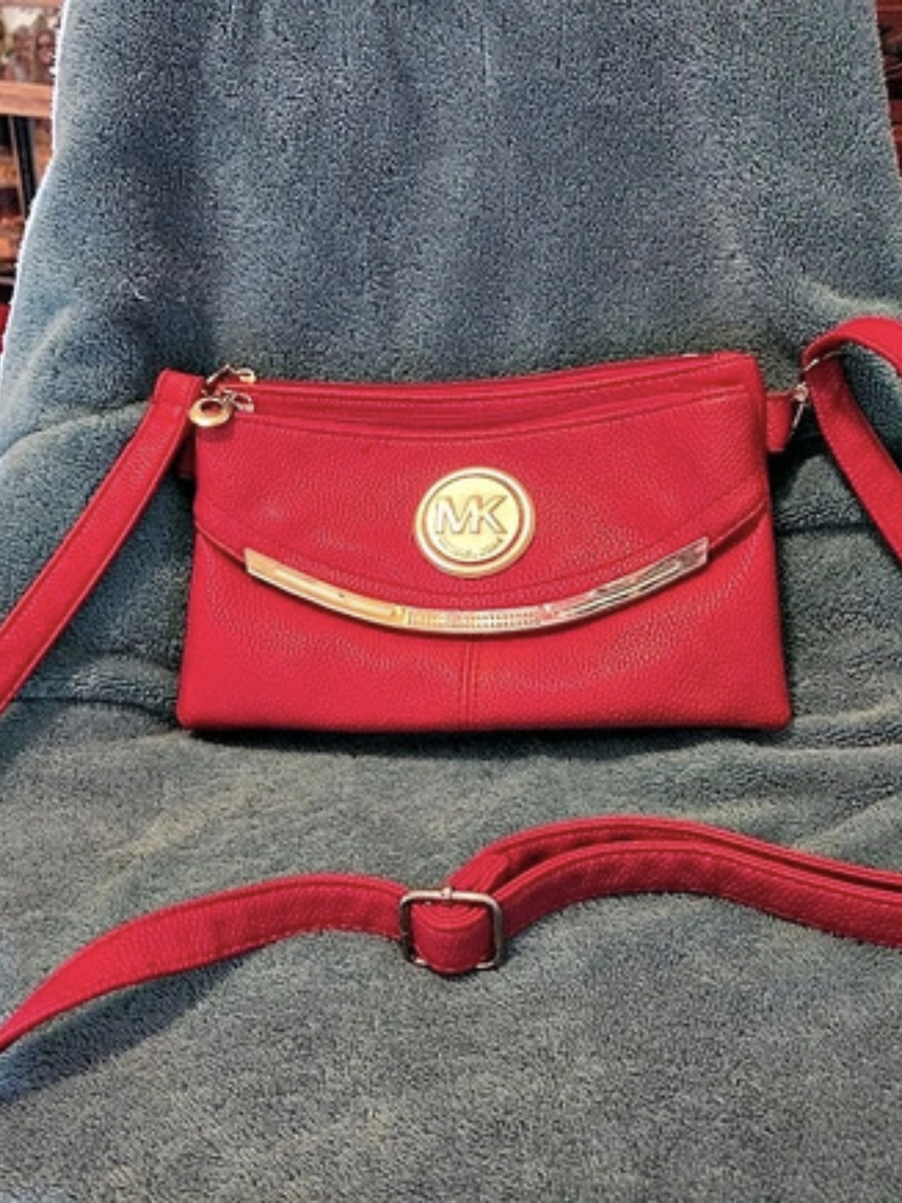 Michael Kors Red Crossbody Bag
